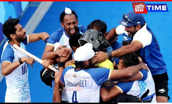 India's Hockey Team Wins Thrilling Shoot-Out, Books Semifinal Spot at Paris 2024